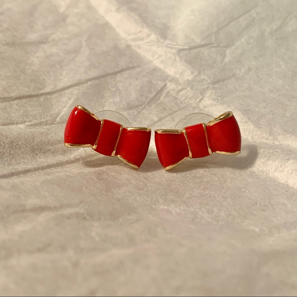 kate spade bow earrings